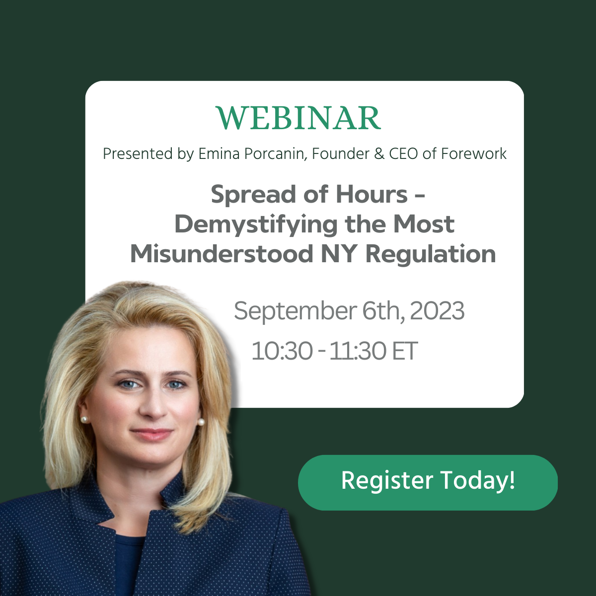 Webinar - Forework September 6th